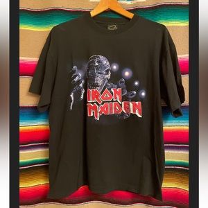 Iron Maiden Give Me Ed Till I’m Dead 2003 Donington Concert Tour T- shirt Large